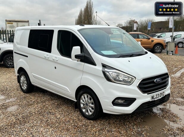 Ford Transit Custom Crew Cab AUTO SWB L1H1 320 Limited Alloys Air Con Sensors EURO 6 5