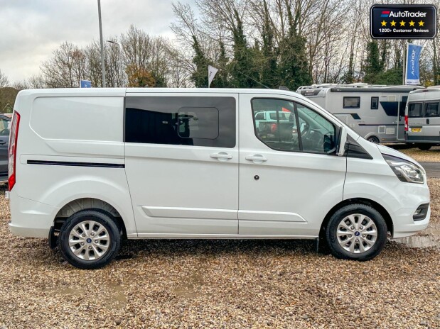 Ford Transit Custom Crew Cab AUTO SWB L1H1 320 Limited Alloys Air Con Sensors EURO 6 6