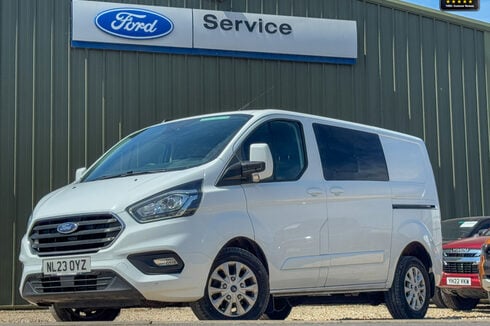 Ford Transit Custom Crew Cab AUTO SWB L1H1 320 Limited Alloys Air Con Sensors EURO 6