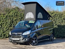 Ford Transit Custom Camper Limited 4 Berth Pop Top Carbon Fibre Roof NO VAT 36