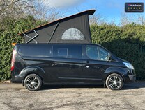 Ford Transit Custom Camper Limited 4 Berth Pop Top Carbon Fibre Roof NO VAT 39