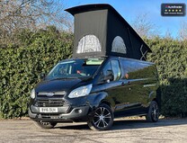 Ford Transit Custom Camper Limited 4 Berth Pop Top Carbon Fibre Roof NO VAT 1