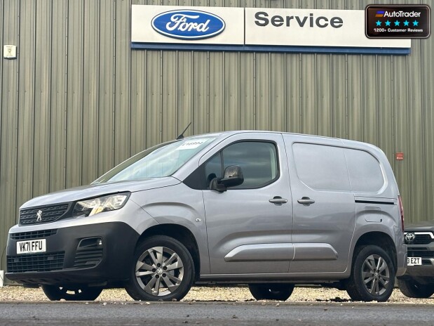 Peugeot Partner AUTO SWB [SOLD SM] L1H1 Bluehdi Asphalt Premium Air Con Cam Nav EURO 6 NO V 1