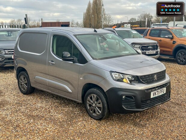 Peugeot Partner AUTO SWB [SOLD SM] L1H1 Bluehdi Asphalt Premium Air Con Cam Nav EURO 6 NO V 4