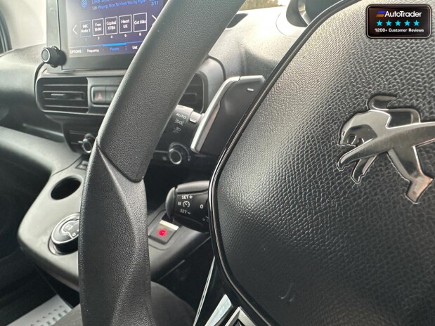 Peugeot Partner AUTO SWB [SOLD SM] L1H1 Bluehdi Asphalt Premium Air Con Cam Nav EURO 6 NO V 16