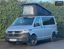 Volkswagen Transporter Camper New Shape Air Con Pop Top Kitchen Bed T28 Tdi P/V Euro 6 42