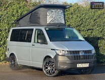 Volkswagen Transporter Camper New Shape Air Con Pop Top Kitchen Bed T28 Tdi P/V Euro 6 43