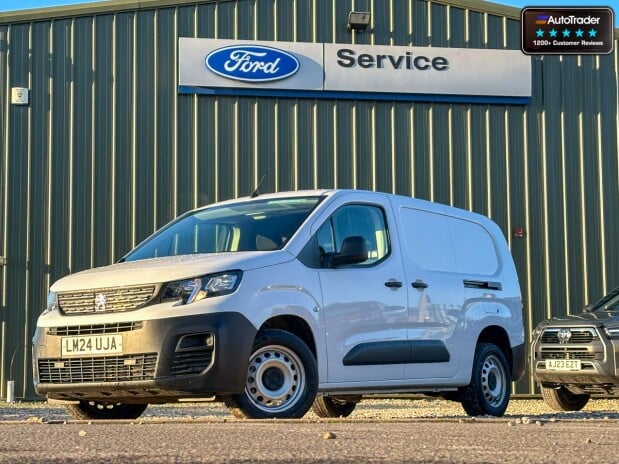 Peugeot Partner LWB L2H1 Bluehdi Professional Premium Plus Air Con Side Door EURO 6 1
