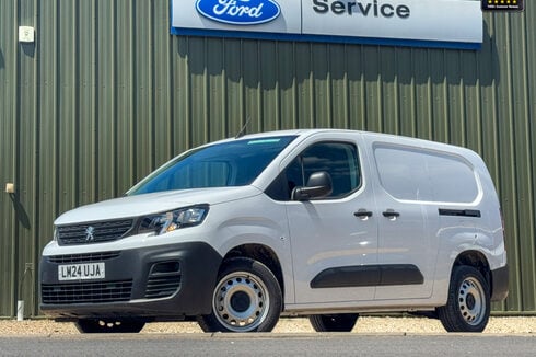Peugeot Partner LWB L2H1 Bluehdi Professional Premium Plus Air Con Side Door EURO 6