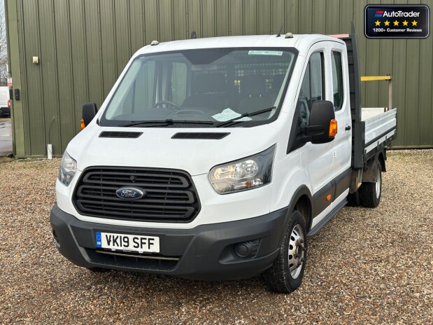 Ford Transit Crew Cab [SOLD MT] Dropside XLWB L4 350 DRW 7 Seats EURO 6 2