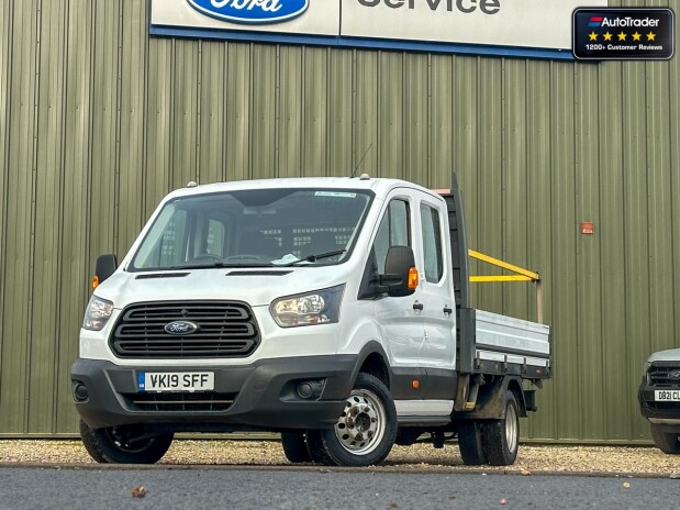 Ford Transit Crew Cab [SOLD MT] Dropside XLWB L4 350 DRW 7 Seats EURO 6 1