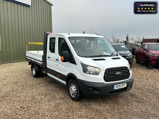 Ford Transit Crew Cab [SOLD MT] Dropside XLWB L4 350 DRW 7 Seats EURO 6 4