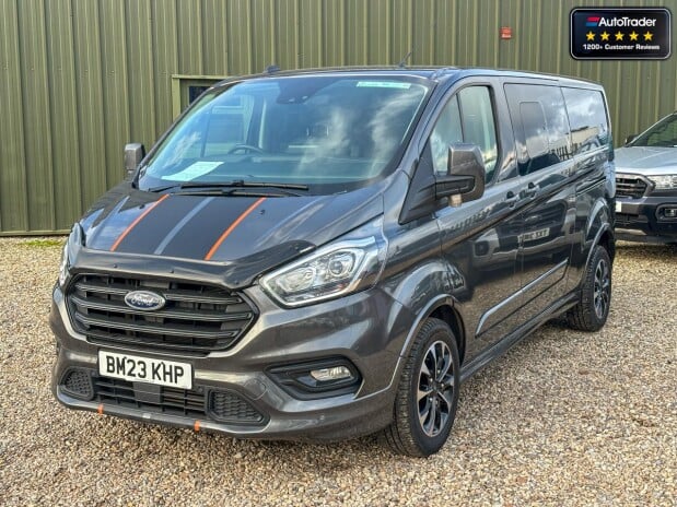 Ford Transit Custom Crew Cab LWB L2H1 320 Sport Dciv Ecoblue Alloys Air Con Sensors EURO 6 3