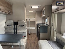 Swift Edge 466 6 Berth|6 Belts|Rear Bunk Beds|Full Dinette|Solar Panel|TV Ariel| VANLUX 8