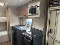 Swift Edge 466 6 Berth|6 Belts|Rear Bunk Beds|Full Dinette|Solar Panel|TV Ariel| VANLUX 12