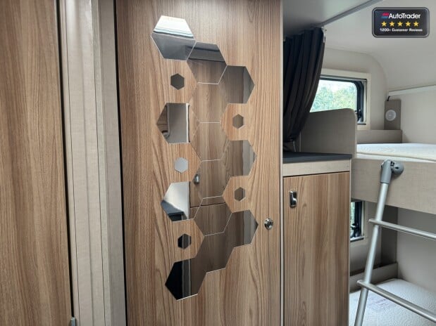 Swift Edge 466 6 Berth|6 Belts|Rear Bunk Beds|Full Dinette|Solar Panel|TV Ariel| VANLUX 29