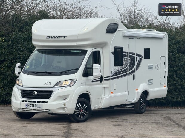 Swift Edge 466 6 Berth|6 Belts|Rear Bunk Beds|Full Dinette|Solar Panel|TV Ariel| VANLUX 49