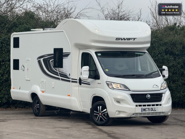 Swift Edge 466 6 Berth|6 Belts|Rear Bunk Beds|Full Dinette|Solar Panel|TV Ariel| VANLUX 50