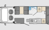Swift Edge 466 6 Berth|6 Belts|Rear Bunk Beds|Full Dinette|Solar Panel|TV Ariel| VANLUX 2