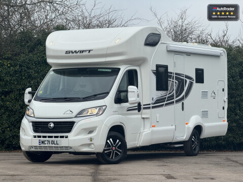 Swift Edge 466 6 Berth|6 Belts|Rear Bunk Beds|Full Dinette|Solar Panel|TV Ariel| VANLUX 1