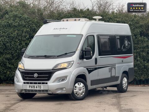Hobby Vantana Fiat|2 Berth|4 Belt|Rear Tranverse Bed|Awning|Solar Panel|TV Ariel 32