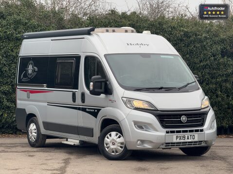 Hobby Vantana Fiat|2 Berth|4 Belt|Rear Tranverse Bed|Awning|Solar Panel|TV Ariel 33