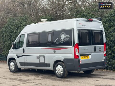Hobby Vantana Fiat|2 Berth|4 Belt|Rear Tranverse Bed|Awning|Solar Panel|TV Ariel 37