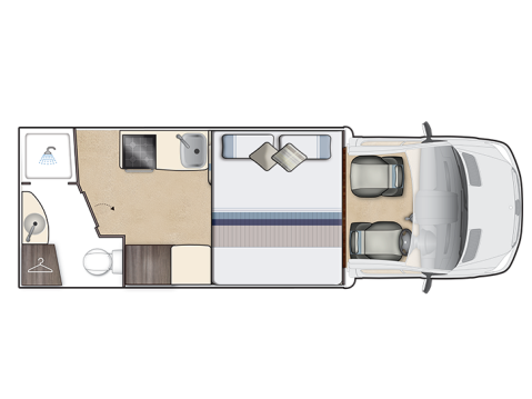 Auto-Sleepers Winchcombe Mercedes|2 Berth|2 Belt|Large Bathroom|Satellite Dish|Awning|Tracker 2