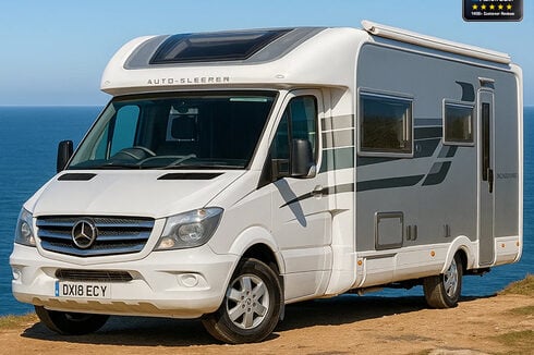 Auto-Sleepers Winchcombe Mercedes|2 Berth|2 Belt|Large Bathroom|Satellite Dish|Awning|Tracker