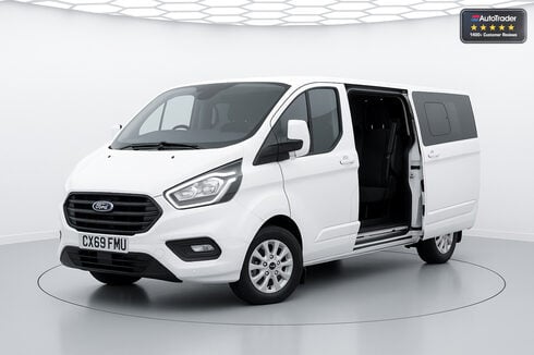Ford Transit Custom Crew Cab AUTO SWB L1H1 Limited Alloys Air Con Sensors EURO 6