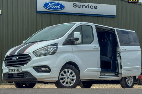 Ford Transit Custom Crew Cab AUTO SWB L1H1 Limited Alloys Air Con Sensors EURO 6