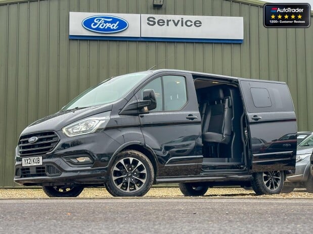 Ford Transit Custom Crew Cab AUTO SWB L1H1 320 Sport Air Con Alloys Sensors EURO 6 1