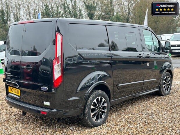 Ford Transit Custom Crew Cab AUTO SWB L1H1 320 Sport Air Con Alloys Sensors EURO 6 7