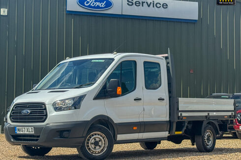 Ford Transit Crew Cab Dropside LWB L3 350 Sensors EURO 6