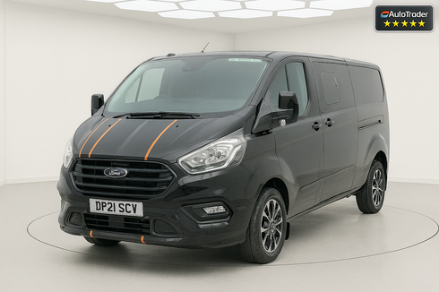 Ford Transit Custom Crew Cab AUTO SWB L1H1 320 Sport Air Con Cam Nav Sensors EURO 6