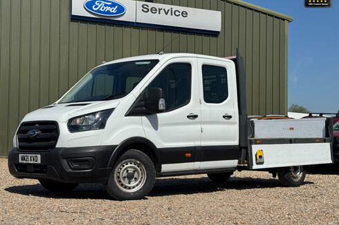 Ford Transit Crew Cab Dropside LWB L3 350 Leader EURO 6
