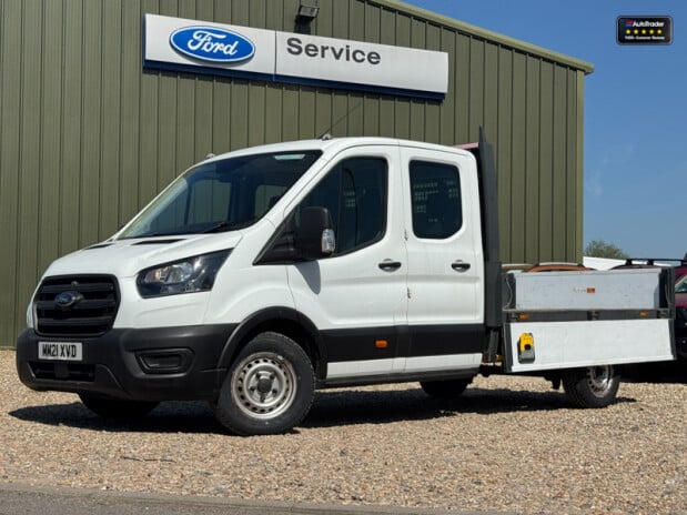 Ford Transit Crew Cab Dropside LWB L3 350 Leader EURO 6 2