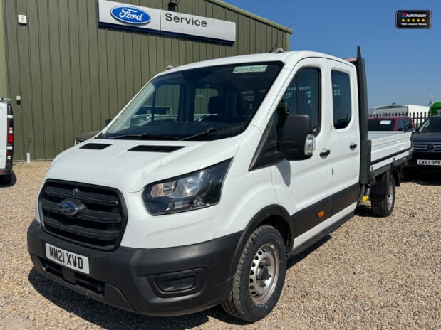 Ford Transit Crew Cab Dropside LWB L3 350 Leader EURO 6 3