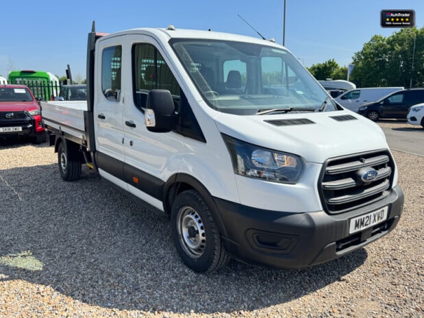 Ford Transit Crew Cab Dropside LWB L3 350 Leader EURO 6 5