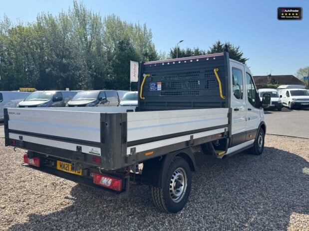 Ford Transit Crew Cab Dropside LWB L3 350 Leader EURO 6 7