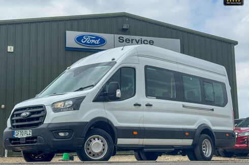 Ford Transit XLWB L4H3 High Roof Bus 17 Seats Camera 460 Trend EURO 6