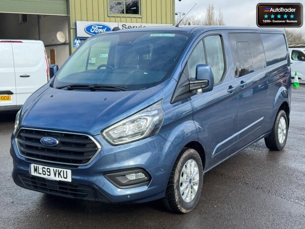 Ford Transit Custom Crew Cab AUTO LWB L2H1 320 Limited Cam Sensors Nav EURO 6 NO VAT 2