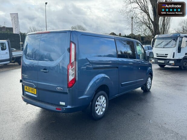 Ford Transit Custom Crew Cab AUTO LWB L2H1 320 Limited Cam Sensors Nav EURO 6 NO VAT 6