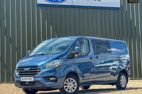 Ford Transit Custom Crew Cab AUTO LWB L2H1 320 Limited Cam Sensors Nav EURO 6 NO VAT