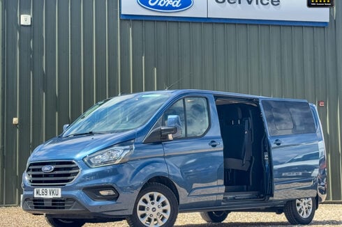 Ford Transit Custom Crew Cab AUTO LWB L2H1 320 Limited Cam Sensors Nav EURO 6 NO VAT
