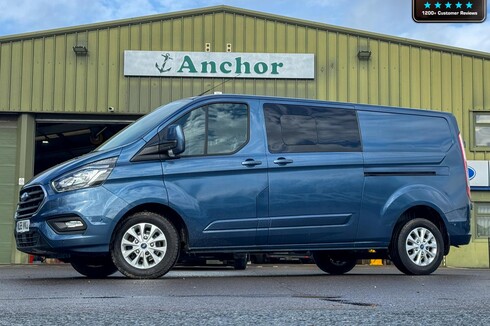 Ford Transit Custom Crew Cab AUTO LWB L2H1 320 Limited Cam Sensors Nav EURO 6 NO VAT
