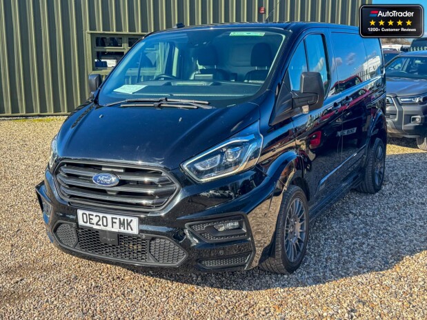 Ford Transit Custom AUTO L1 Genuine MS-RT 185hp Tailgate OZ Alloys Twin Side Door EURO 6 2
