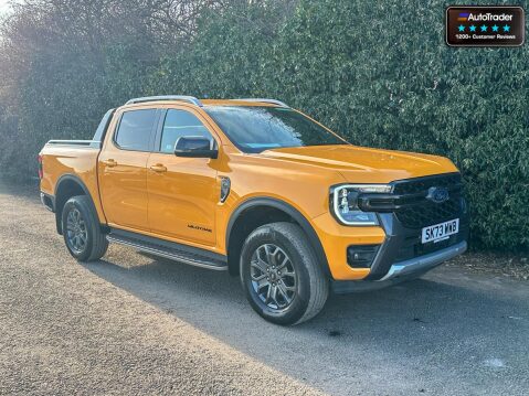 Ford Ranger Crew Cab AUTO 4x4 Wildtrak Alloys Air Sensors Cruise EURO 6 NO VAT 29