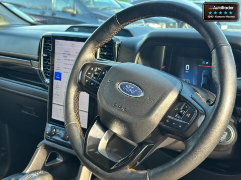 Ford Ranger Crew Cab AUTO 4x4 Wildtrak Alloys Air Sensors Cruise EURO 6 NO VAT 7