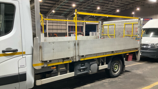 Vauxhall Movano Dropside LWB [SOLD SM] L3H1 Low Roof R3500 Air Con Tail Lift EURO 6 6